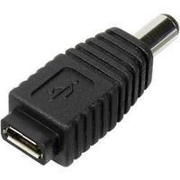 Low power adapter Low power plug - USB 2.0 port Micro B 5 mm 2.1 mm Conrad Components 1 pc(s)