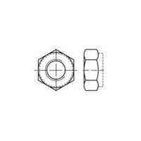 Locknuts M6 DIN 980 Steel zinc flake coating 1000 pc(s) TOOLCRAFT 135081