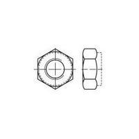 Locknuts M8 DIN 980 Steel hot-dip galvanized 100 pc(s) TOOLCRAFT 135117