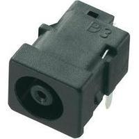 Low power connector Socket, horizontal mount 5.5 mm 1 mm Conrad Components 1 pc(s)