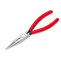 long snipe nose side cutting pliers pvc grips 200mm 8in