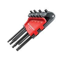 Long Metric Head Torx® Hex Key Set of 8 (T10-T45)