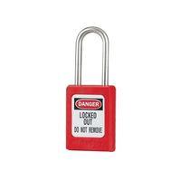 lockout padlock 35mm body 476mm stainless steel shackle