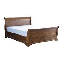 Louis Philippe End Storage Bed Frame