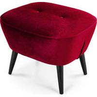 Lotus Footstool, Crimson Red