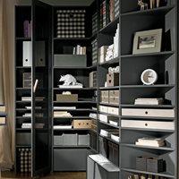 LORI TALL NARROW BOOKCASE in Graphite