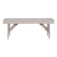 LOET WOODEN BENCH in Taupe