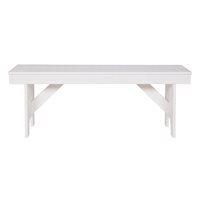 LOET WOODEN BENCH in White