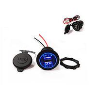 lossmann New! Dual USB Car Charger 5V 4.2A The New Design!Waterproof!