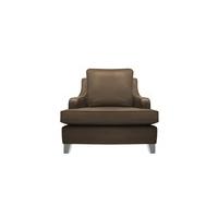 Long Island Leather Chair - Snuggler