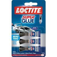 Loctite Mini Trio Superglue 1G Pack of 3