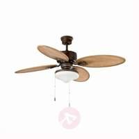 LOMBOK Ceiling Fan with Glass Lamp