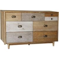 loft reclaimed pine chest of drawer 7 drawer