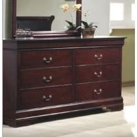 Louis Philippe Cherry Chest of Drawer - 6 Drawers