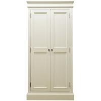 louis elegant painted wardrobe full hanging