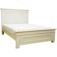 Louis Elegant Painted Panel Bed