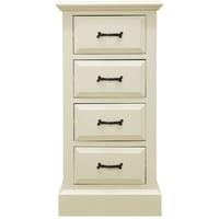 Louis Elegant Painted Chest of Drawer - 4 Drawer