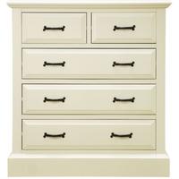 louis elegant painted chest of drawer 2 over 3 drawer