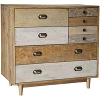 Loft Reclaimed Pine Chest of Drawer - 6 Drawer