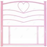 Love Pink 3ft Single Metal Headboard