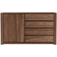 Lodge Teak 1 Opening Door 3 Drawer Sideboard