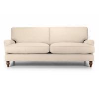 louise 2 seater sofa putty fudgedark legs