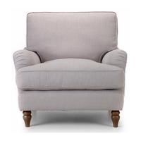 Louise Armchair, Smoke Grey/ Dark Legs