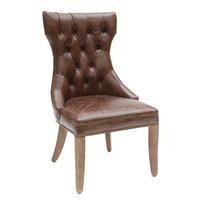 loughton dining chair brown