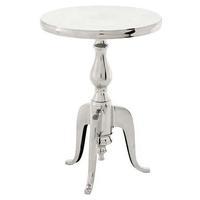 Louisa Side Table, Silver