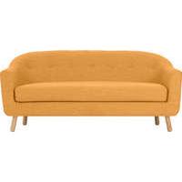 Lottie 3 Seater Sofa, Honey Yellow