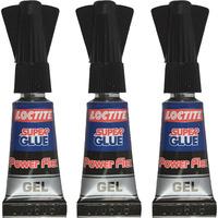 Loctite 1885734 Powerflex Super Glue Mini Trio Gel Tube (3 x 1g)