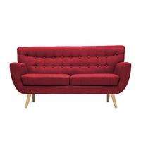 Loft 3 Seater Sofa Red