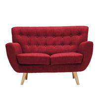 Loft 2 Seater Sofa Red