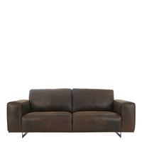 loreto jackson leather 3 seater sofa choice of colour