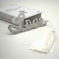 Love Pattern Stainless Steel Bookmark