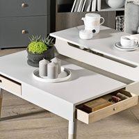 LORI COFFEE TABLE WITH STORAGE in Cashmere