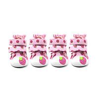 lovely strawberry cat dog shoes boots cute fashion casualdaily wedding ...