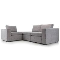 Lola Chaise Sofa Light Grey