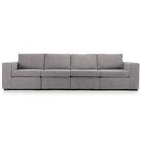 Lola 5 Seater Sofa Light Grey