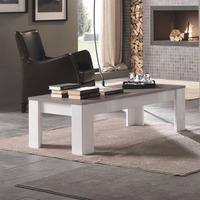 Lorenz Coffee Table Rectangular In White And Grey High Gloss