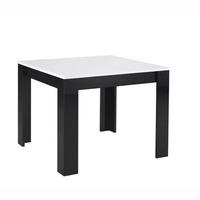 Lorenz Dining Table Square In Black And White High Gloss