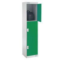 locker three door 537x300x300 green door