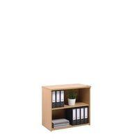 LOW BOOKCASE, SOLID BACK, 18MM SHELF