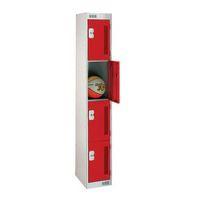 locker perforated four door 397x300 red door