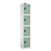 locker 4 door d457mmwhite body jade door