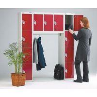 LOCKER - ARCHWAY L/GREY DOOR 11 COMPARTMENTS