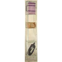 LOCKER - WIRE MESH 4 DOOR INDIVIDUAL D:457MM