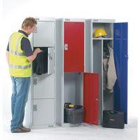 LOCKER LARGE UTILITY 2 TONE GY TWO DOOR 1800x450x450