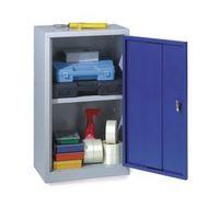 LOCKER TOOL SINGLE DOOR 762 x 457 x 305mm-GREY & BLUE