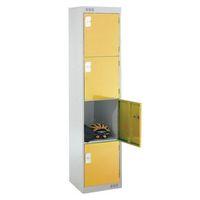 locker four door 397x300x300 yellow door